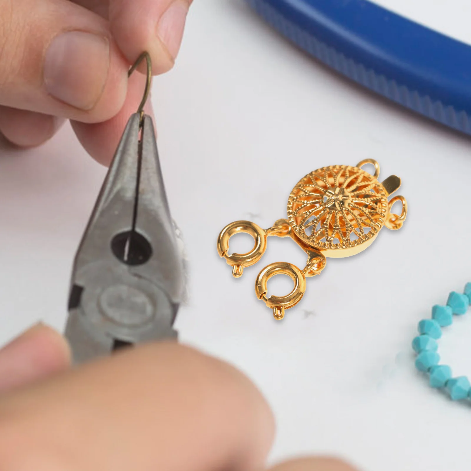 

Sunflower Necklace Layering Clasps Premium Copper Jewelry Accessories Multi-Layer Connector Separator for Stackable