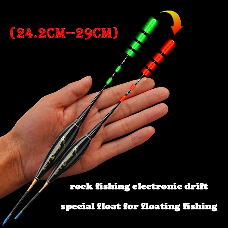 New Fishing Float Auto Gravity Sensor Chip Electronic Rocky Fishing Float High Sensitivity Night Fishing Device+USB Charging Set