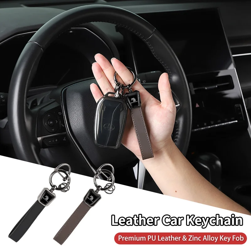 

Car Key Chain With Resin Sealing Leather Keyring Auto Decorative Accessories For Mazda 6 3 2 Axela CX5 CX3 CX30 CX9 Atenza