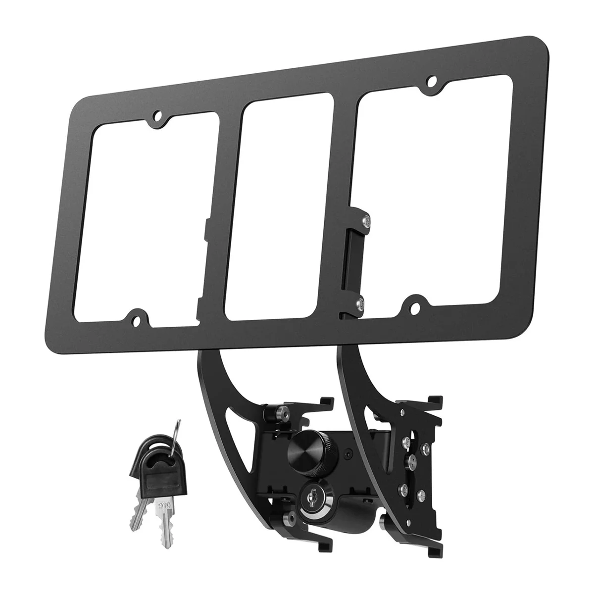 

License Plate Holder for Model 3/Y 2017-2023 with Anti-Theft Features Front License Plate Bracket Mounting Kit