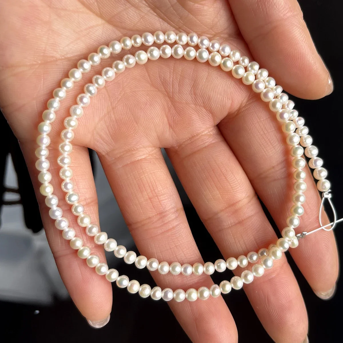 

Natural Freshwater Genuine Culture Pearl Beads AAA Loose Tiny Round Bead for Jewelry Making DIY Nacklace Bracelet Accessories