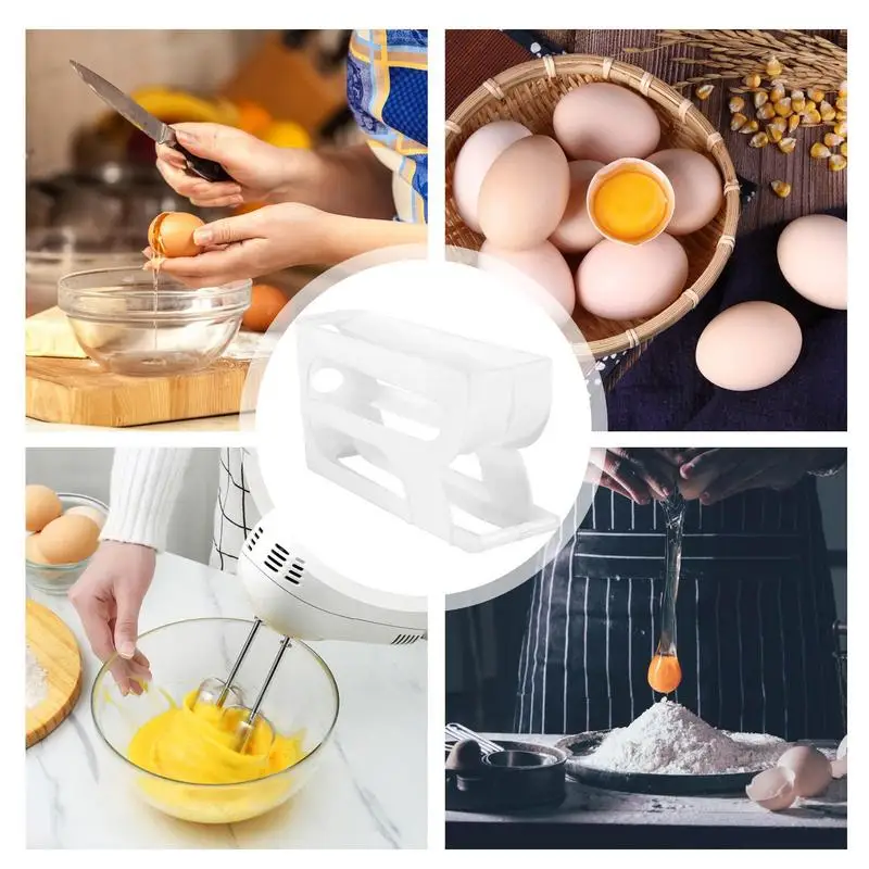 3 Layers Automatic Rolling Egg Holder Rack Fridge Egg Storage Box Container Kitchen Refrigerator Egg Dispenser Fridge Organizer