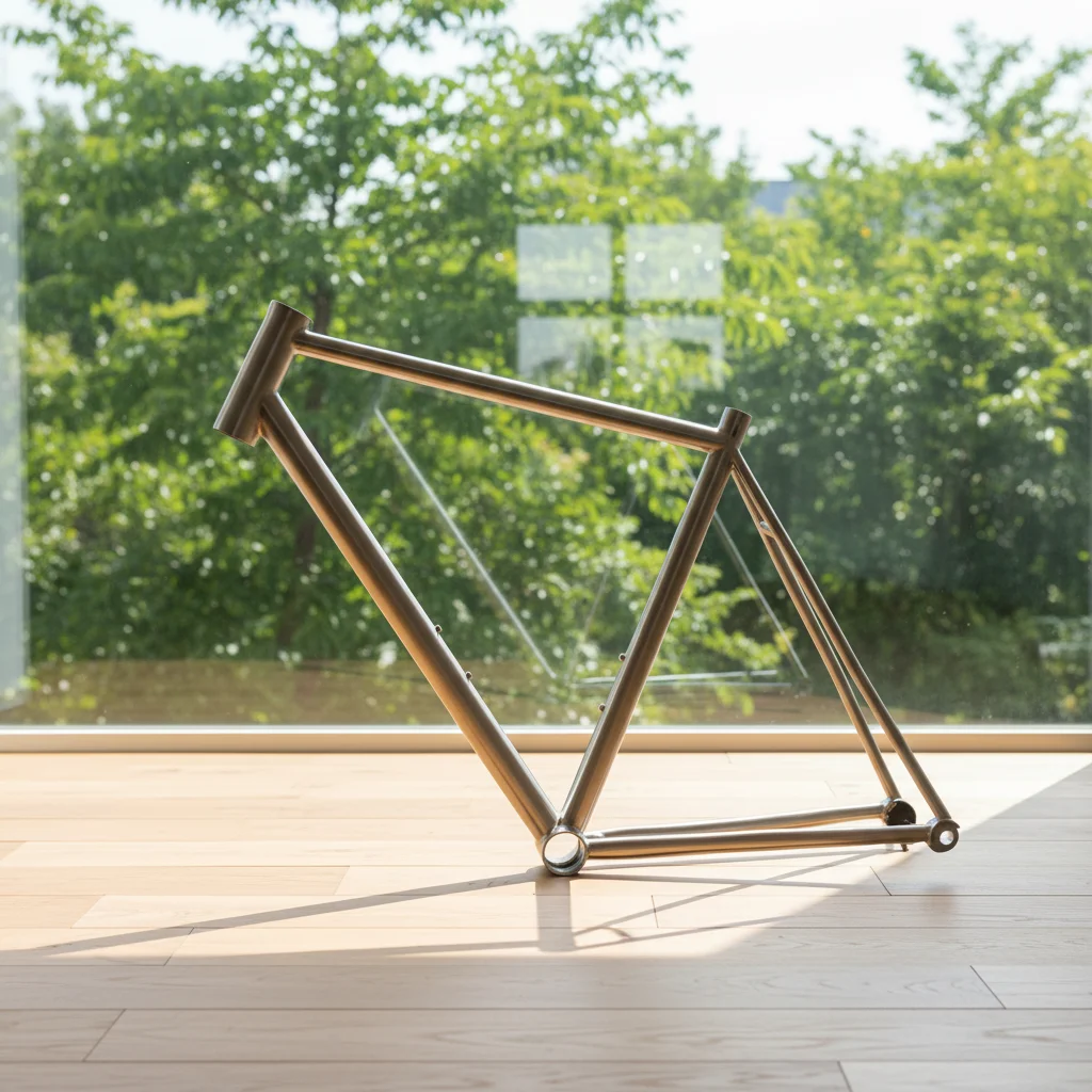Waltly Road Bike-Girder Frame Flat Mount Disc Brakes Lightweight Titanium Compatibility Fully Internal Routing