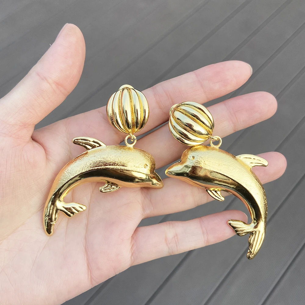 Gold Plated African Map Pendant with 60cm Chain New Fashion Styles Statement Mermaid Jewelry Women Men Temperament Chain