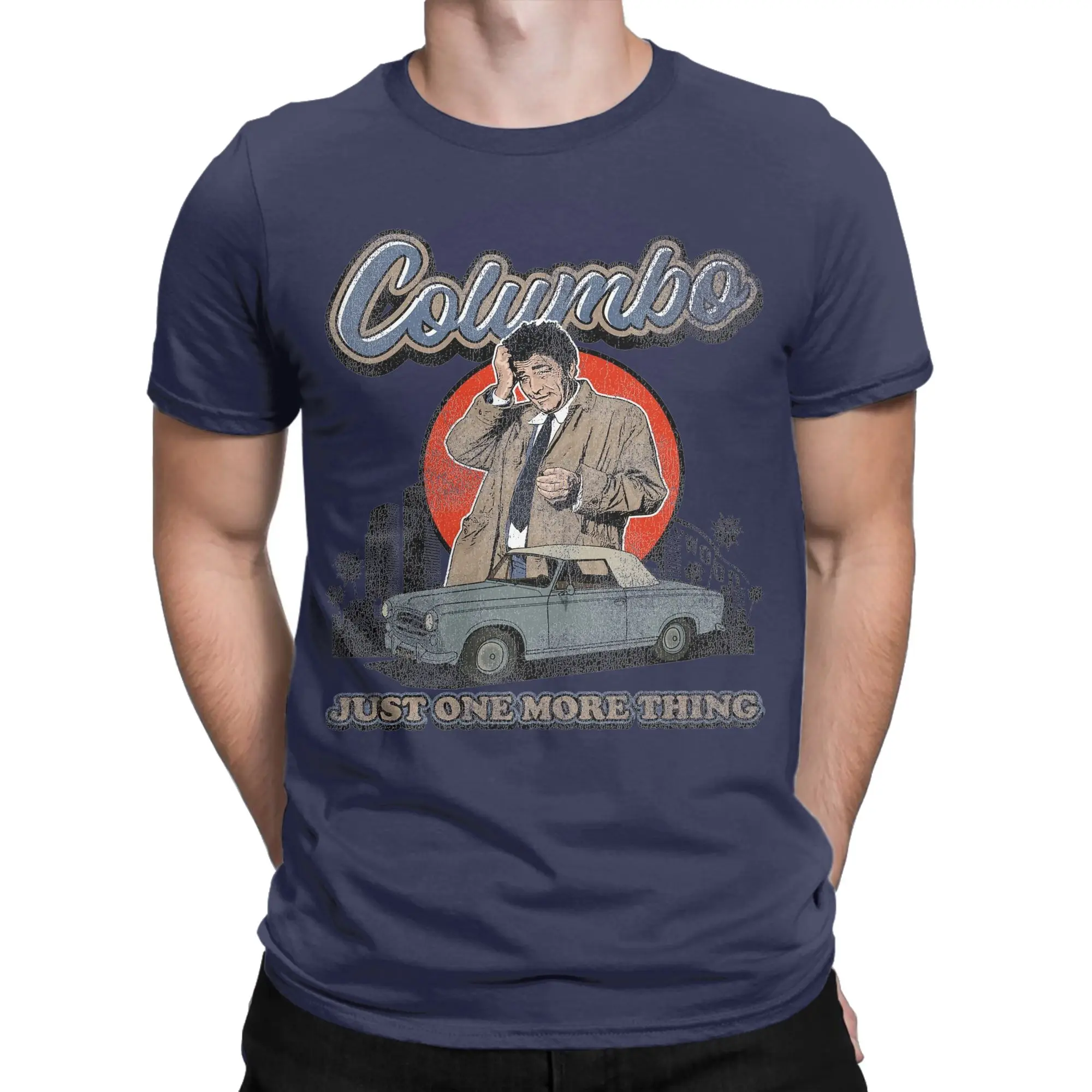 Columbo Detective Worn Out T-Shirt for Men TV Shows Novelty 100% Cotton Tees O Neck Short Sleeve T Shirts Gift Idea Clothes