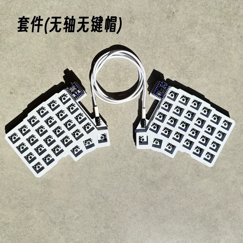 Silakka54 Split-Tastatur, kabelgebunden, Hot-Swap-Unterstützung, QMK/VIAL-Tastatur, Ergonomie, RP2040zero, individuelles PC-Gamer-Zubehör