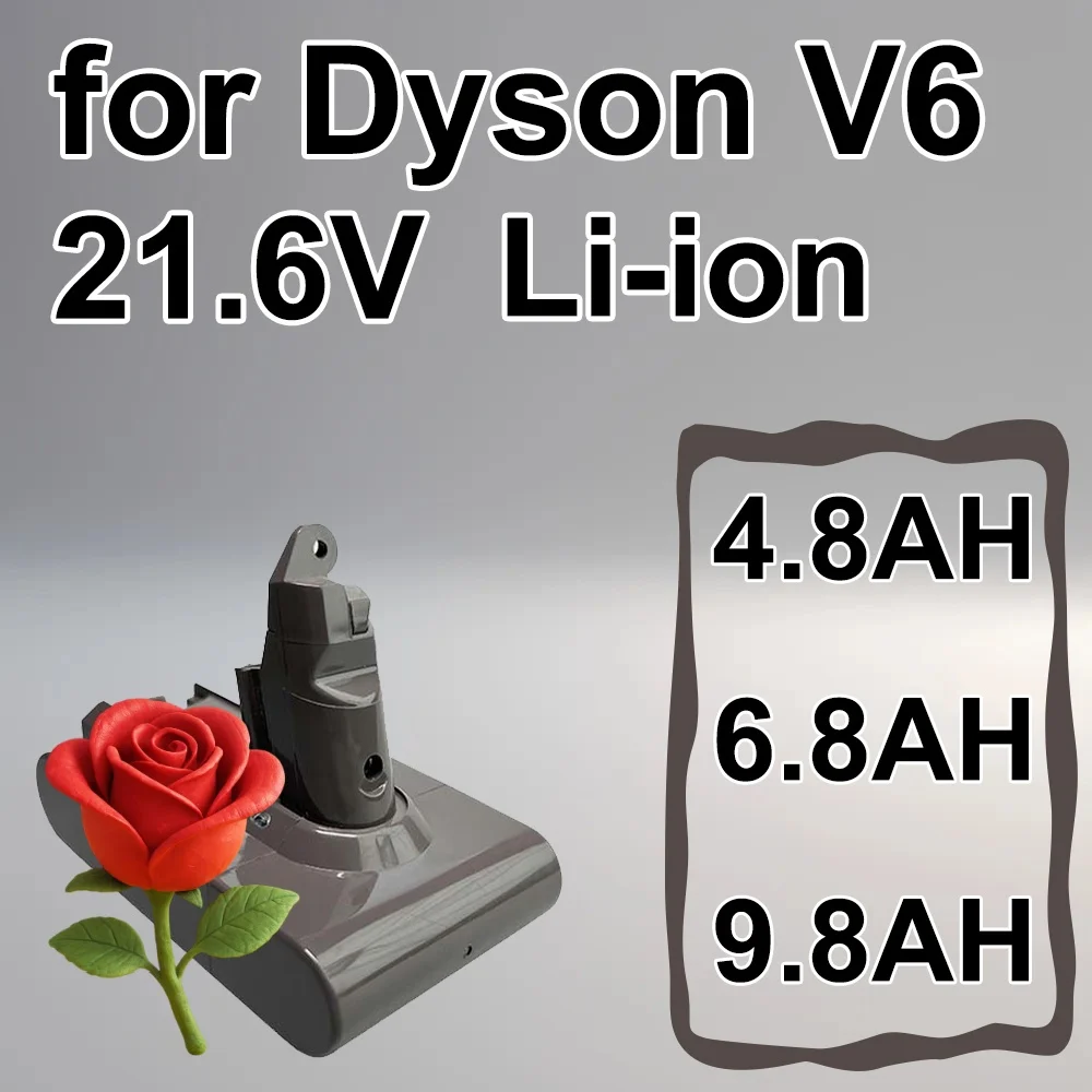 

Аккумулятор 21.6V 6800mAh (6.8Ah) для пылесосов Dyson DC62, DC59