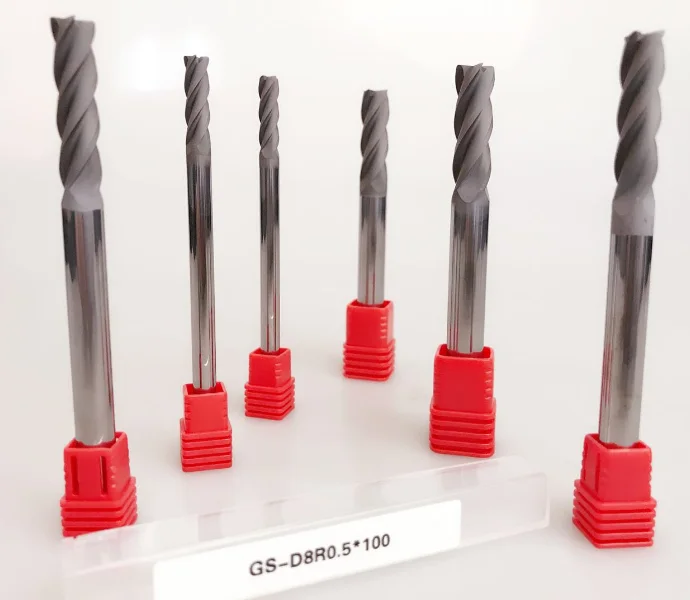 

CVD Diamond coated solid carbide endmills for high speed machining center