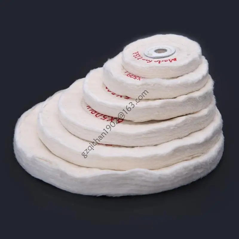 

X7AB 3/4/5/6/7/8"Cloth Buffing Wheel Grinder For Wood Metal Jewelry Polishing Tools