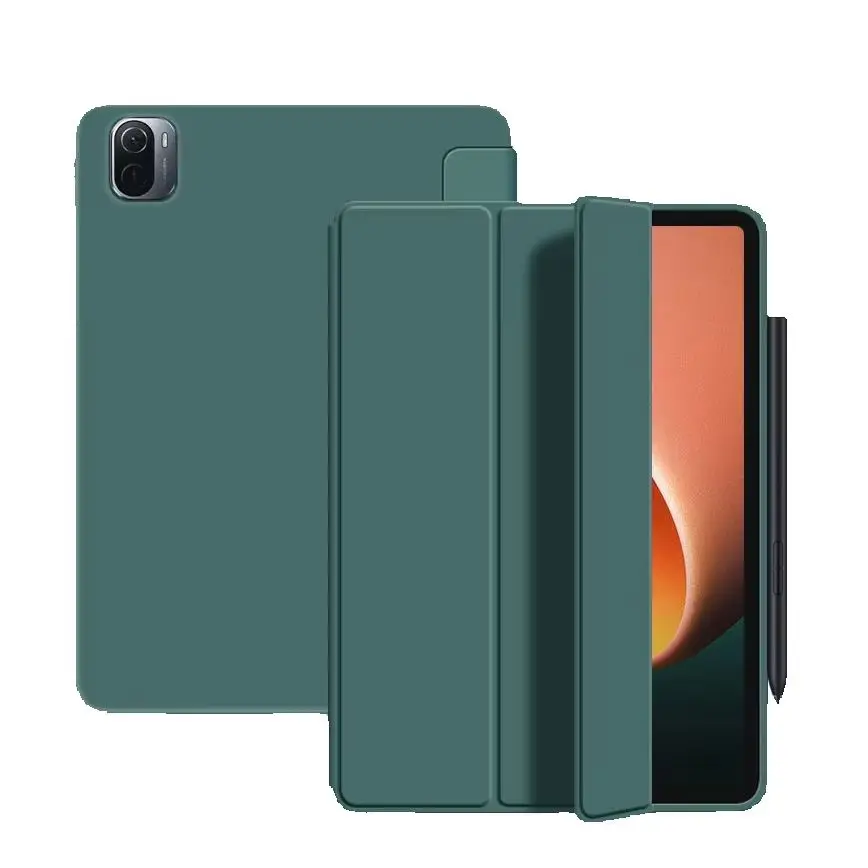 

Soft Silicone Tablet Case for Xiaomi MI Pad 8 7 6 5 6S 7S Pro 12.4" Redmi K Pad 2 SE 9.7 8.8 8.7 11 POCO Pad M1 12.1 Stand Cover