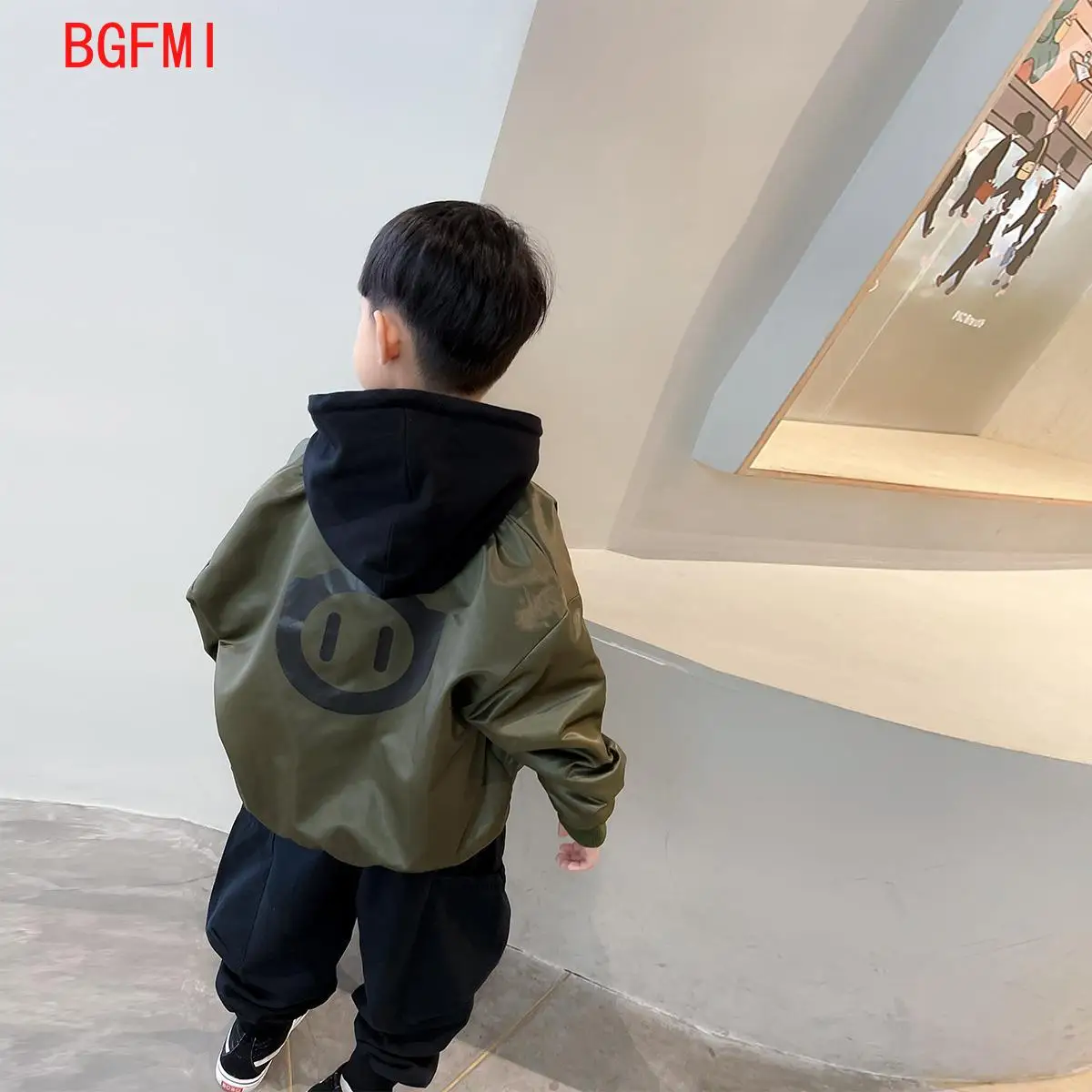 Korean Teen Boys Jackets Spring Autumn Kids Zipper  Windbreaker Coat Casual Outerwear Children Top Bomber Jacket for Baby 3-11Y