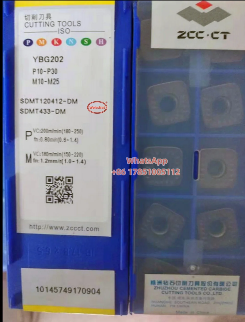 Imagem -04 - Inserções Sdmt Carboneto Zcc.ct Sdmt06t208 Sdmt09t312 Sdmt120412 Ybg202 Ybg302 Ybc302 Ybm351 Yb9320