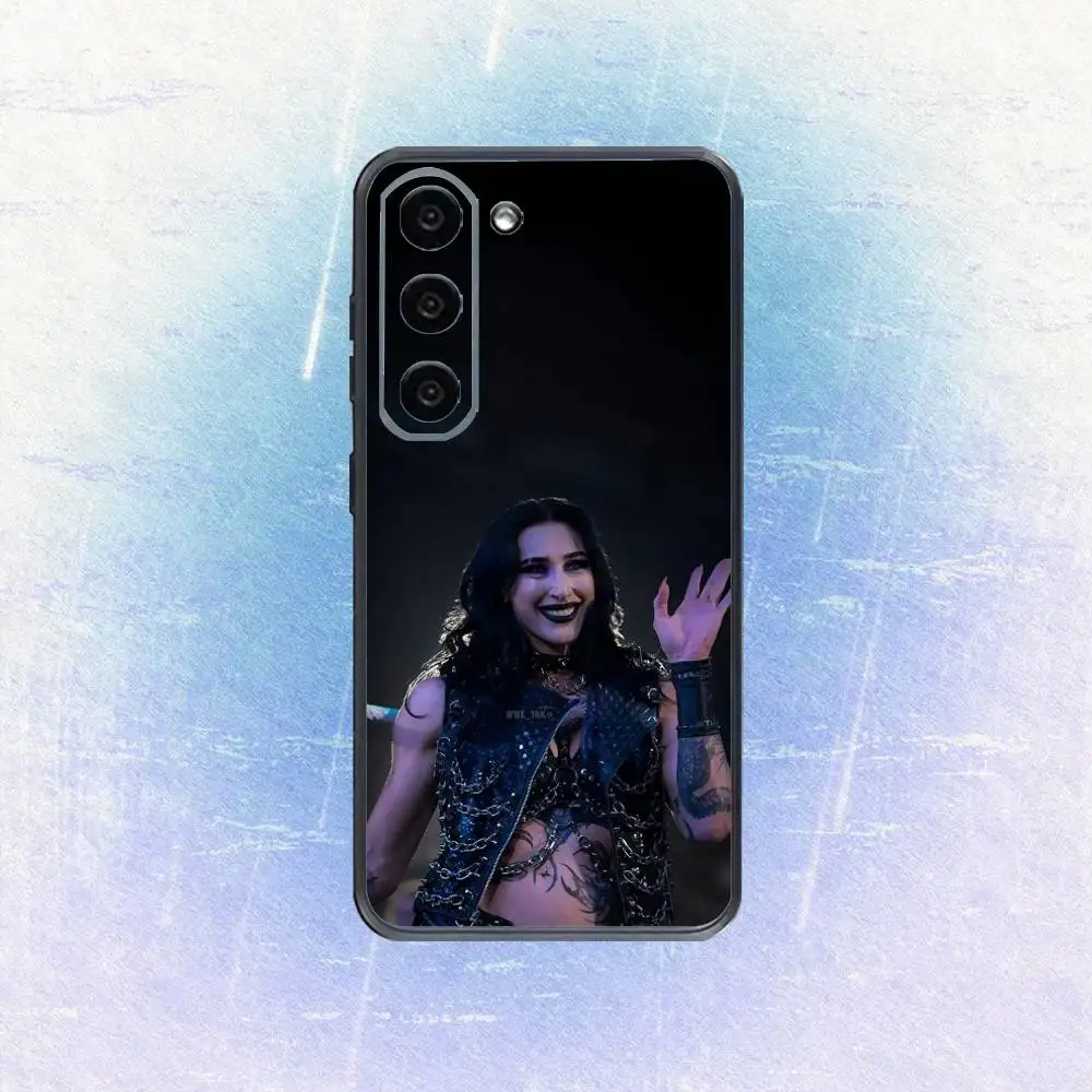 Custodia per telefono R-Rhea R-Ripley Wrestler per Samsung Galaxy A73, A72, A71, A70, A53, A52, A51, Altri Cover nera morbida