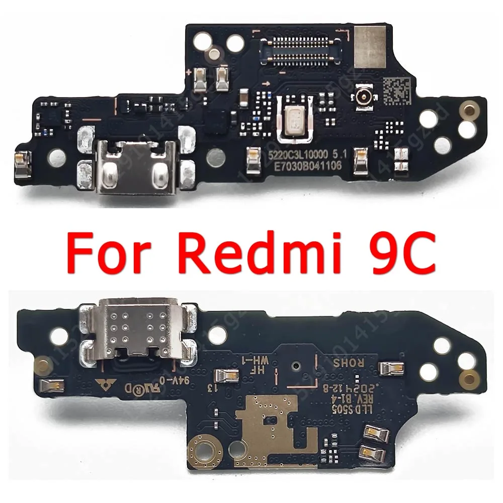 Charge Board For Xiaomi Redmi 9 9T 9A 9C Charging Port Ribbon Socket Usb Connector Pcb Dock Flex Cable Spare Parts