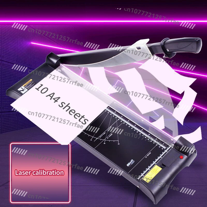 ماكينة قطع الورق اليدوية مقاس A3 مكونة من 10 صفحة للمكتب الاحترافي