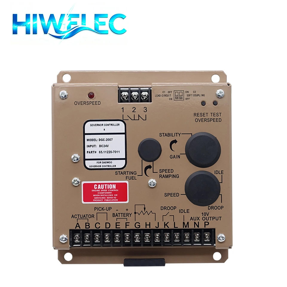 DGC-2007 Speed Control Unit Speed Governor Controller for DAEWOO Generador Diesel Genset Part DGC 2007