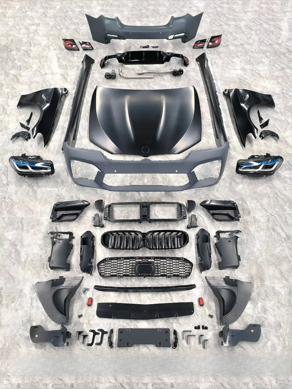 

Bodykit Bumper for 5 Series F10/F18 2009-2016 PP+ABS+Metal Easy Installation Plug and Play 100% Fitment