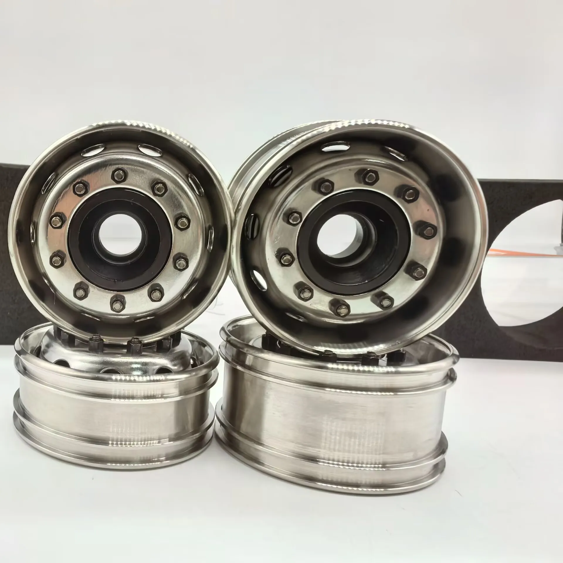 Scaleclub G-FKJ-1 1/14 RC Truck Universal Front Wide & Narrow Wheel Hub for Tamiya RC Tractor Truck Upgrade Parts
