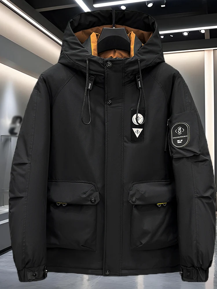 

Мужская уличная хлопковая куртка большого размера Thiened 360, теплая рабочая одежда, пальто, хлопковая одежда с защитой от холода, молодежная мода Sle