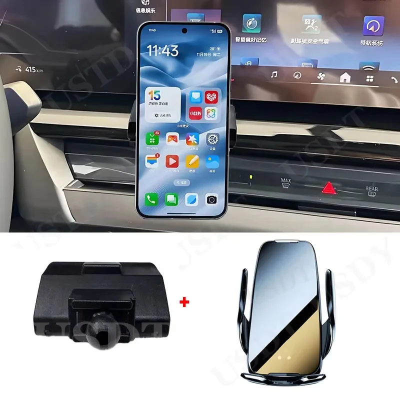 

Car Dedicated Phone Holder Bracket Mount Special Base For BMW X3 G45 2025 Magnetic Gravity Holder Support Stand