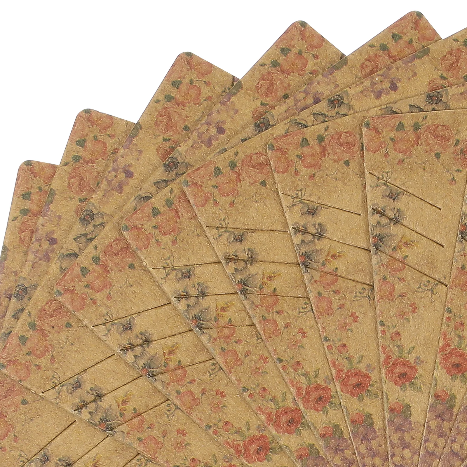 مجموعة بطاقات عرض مجوهرات بنمط الأزهار الجذابة مكونة من 100 قطعة للأقراط والقلائد والأساور ومجموعة بطاقات عرض المجوهرات