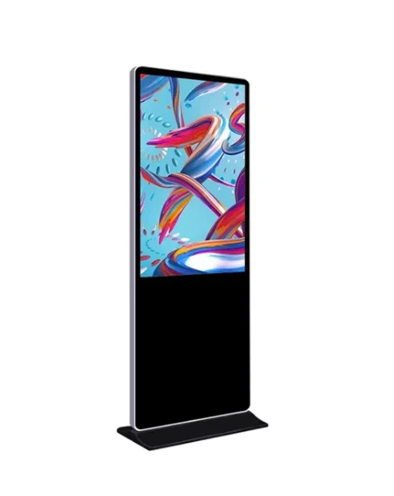 Mobile Screen Video Shopping Malls Retail ODM Stand 3-Year 450cd/m 55'' Full Color LED Advertising LCD Display Kiosk SMD Chips