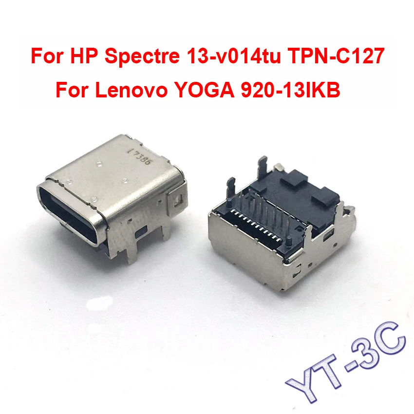 Imagem -05 - Usb tipo c Tipo-c dc Power Jack Porto Carregador Conector para Lenovo Yoga 92013ikb para hp Spectre 13-v014tu 550 Peças Novo