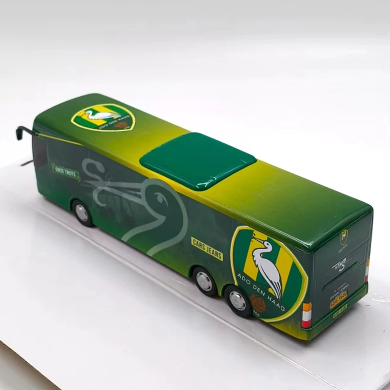 Diecast 1/43 Scale Player Bus Alloy Simulation Car Model Static Collection Decorated Holiday Gifts Toys Souvenir Gift