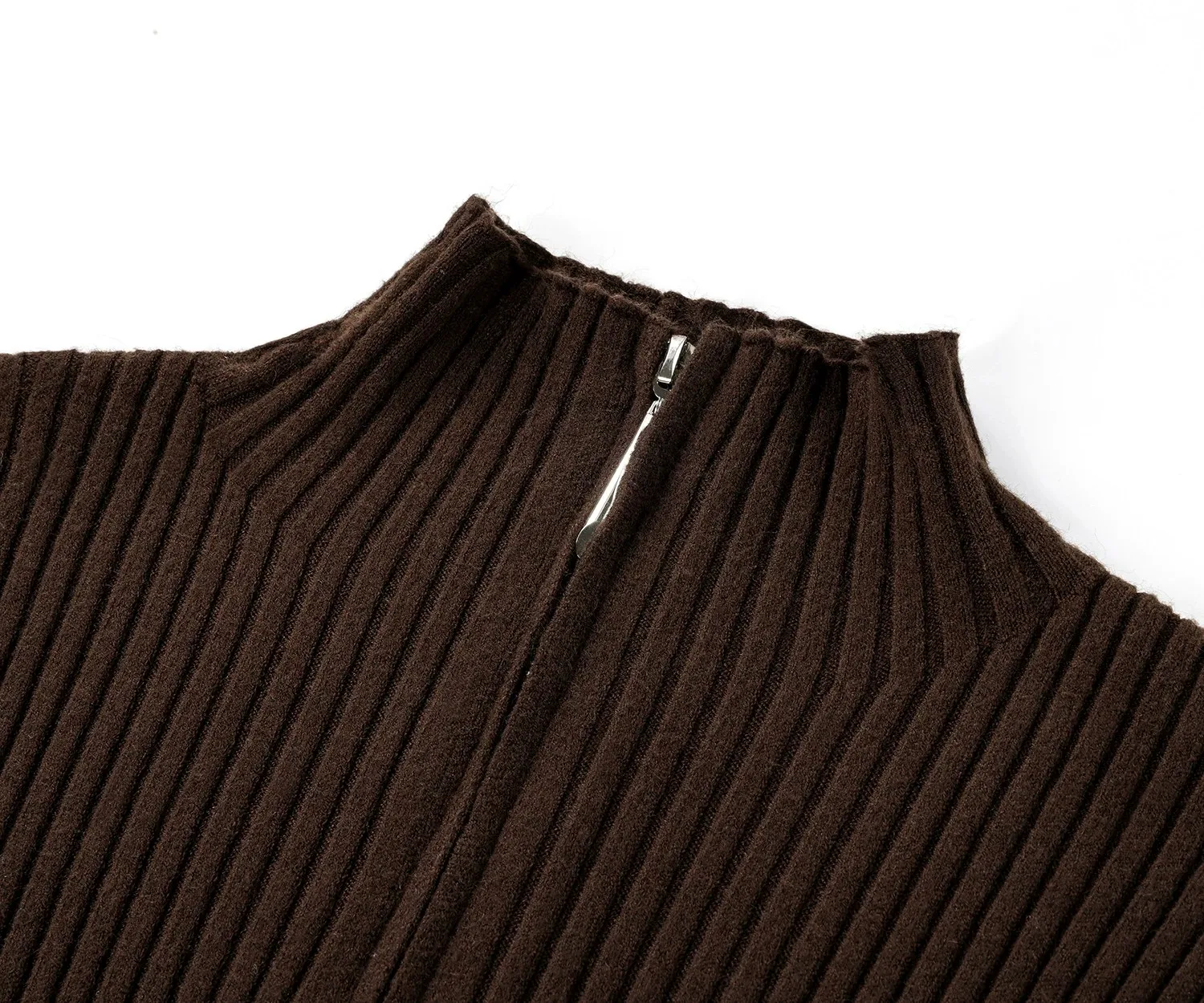 2026 Damen Herbst-Winter Strickjacke Vielseitiger Büro-Slim-Fit Schmeichelhafter Kurzer Reißverschluss-Pullover Koreanischer Langarm-Oberbekleidung – Detail 21