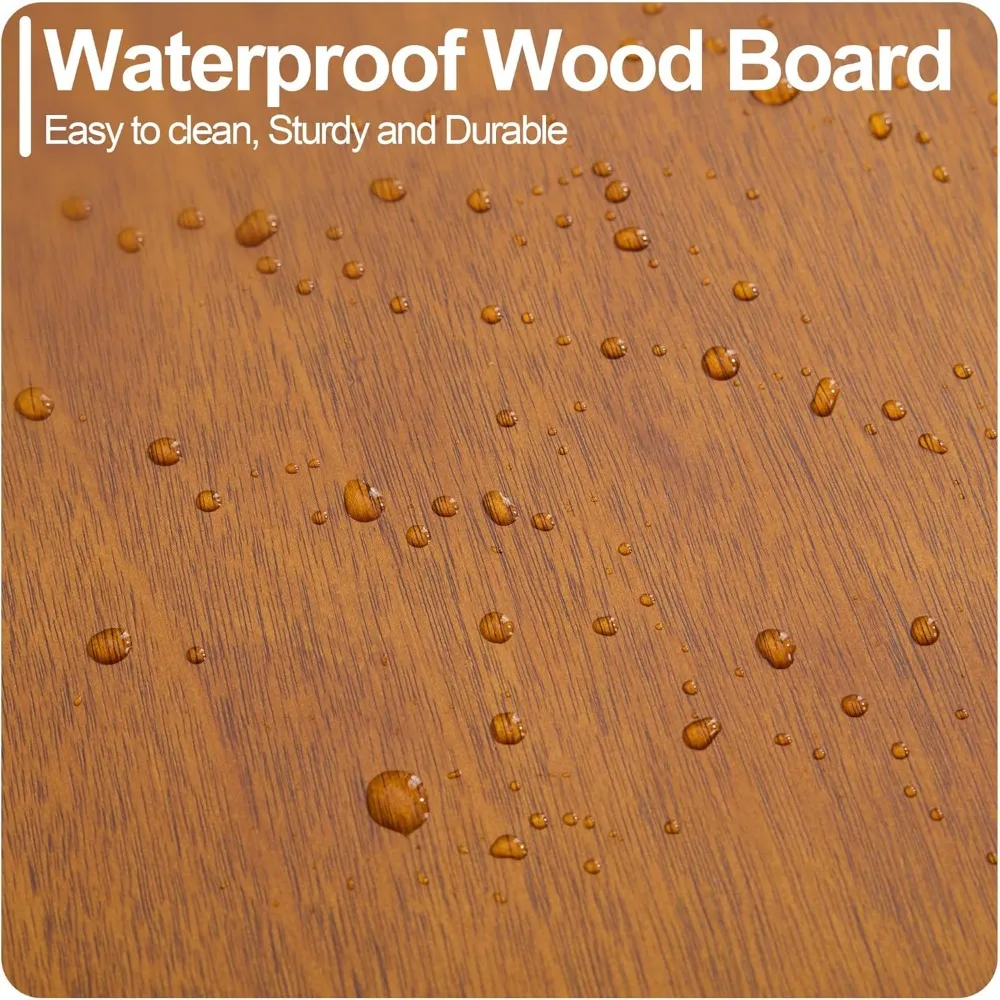 طاولة قهوة عثمانية مستديرة للتخزين مع سطح منجد وصينية قلابة وأرجل خشبية لمساحات المعيشة وغرف النوم #4