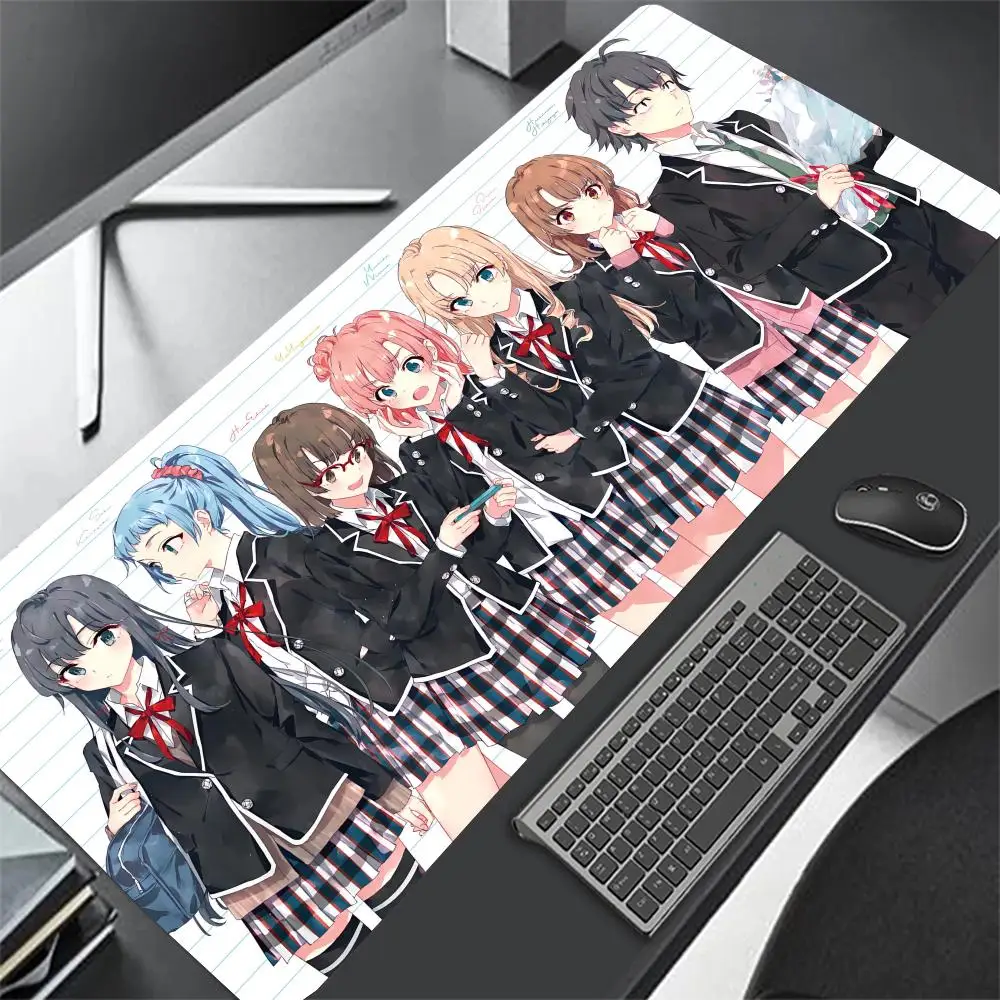 Anime My Youth Romantic Comedy Is Wrong As I Expected Yuigahama Yui Mousepad Large Gaming Mouse Pad LockEdge Thickened Computer