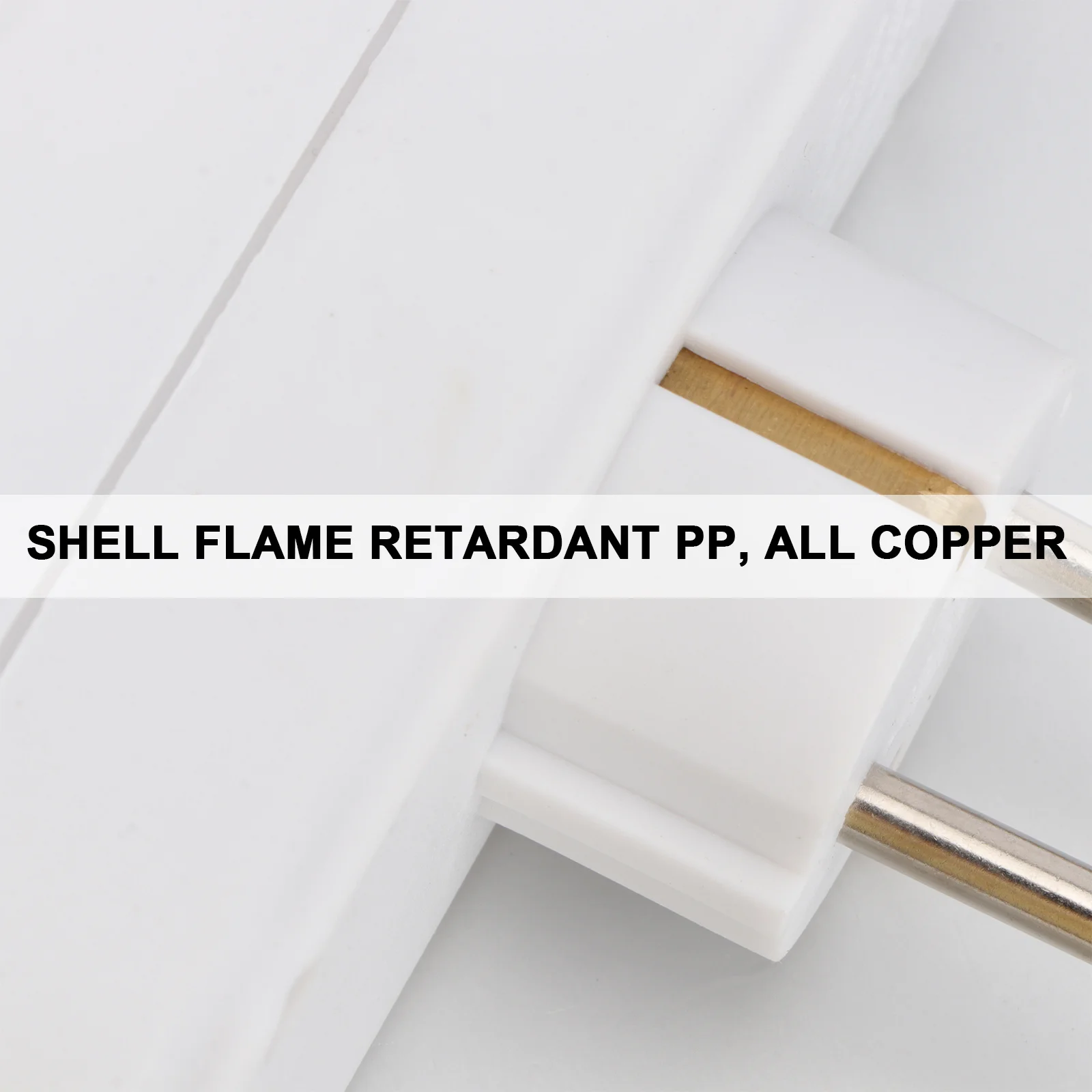 

Triple Socket Power Socket Adapter Eu Plug Fireproof Anti-Flame Heat-Resistant White Panel Wall Plate Triple Plug Adapter