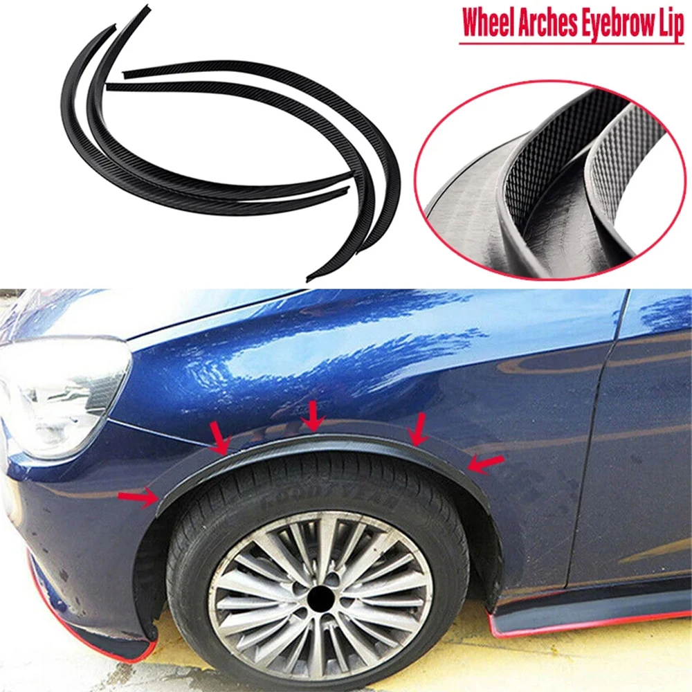 Universal Fender Flares Car Wheel Arches Wing Expander Arch Eyebrow Mudguard Lip Body Kit Protector Cover Mud Guard Trim