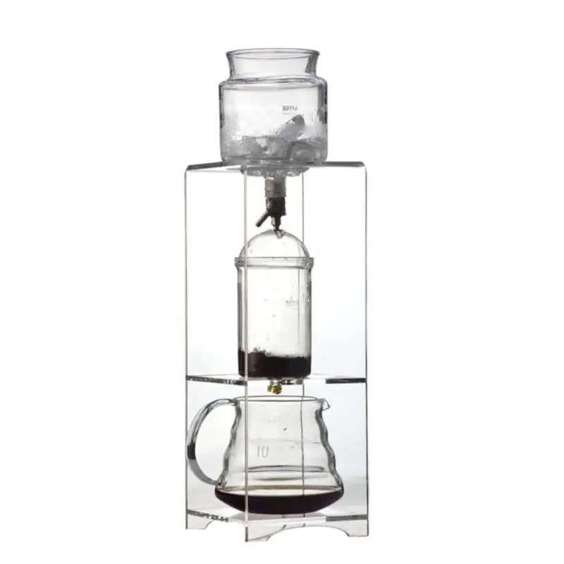 

Wholesale Plastic Dutch Drip Coffee Machine Ice Maker Custom Logo Cold Brew Iced In 4/6/8cups