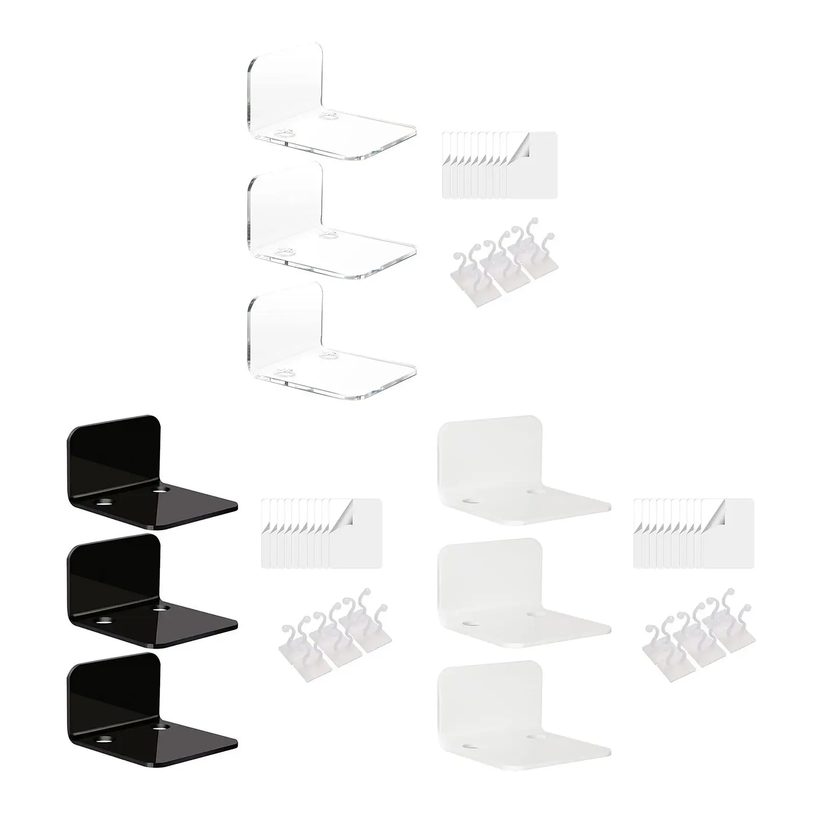 Acrylic Wall Shelves Display Ledges Monitor Wall Shelf Storage Shelves Floating