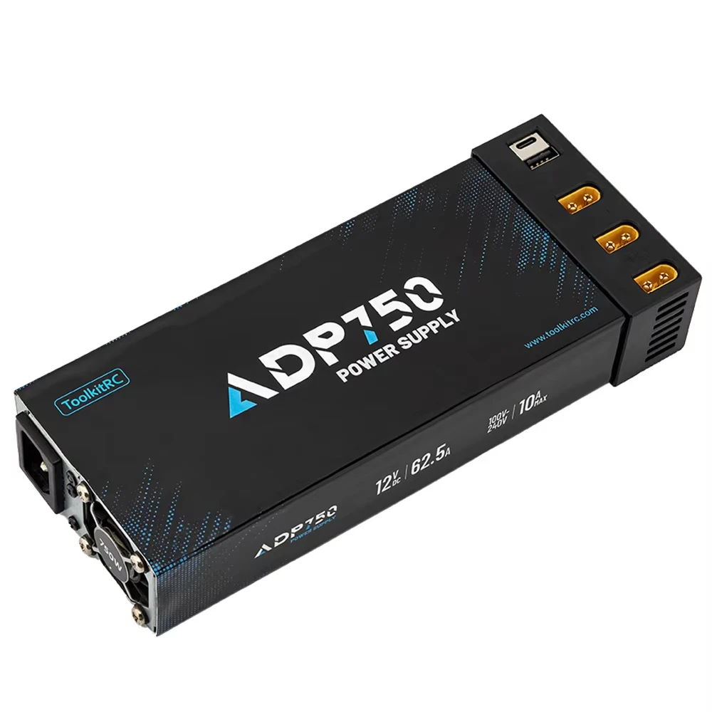 ToolkitRC ADP750 750W XT90 XT60 出力 12V 30A AC 入力 100V-240V 電源アダプター ToolkitRC バッテリー充電器用
