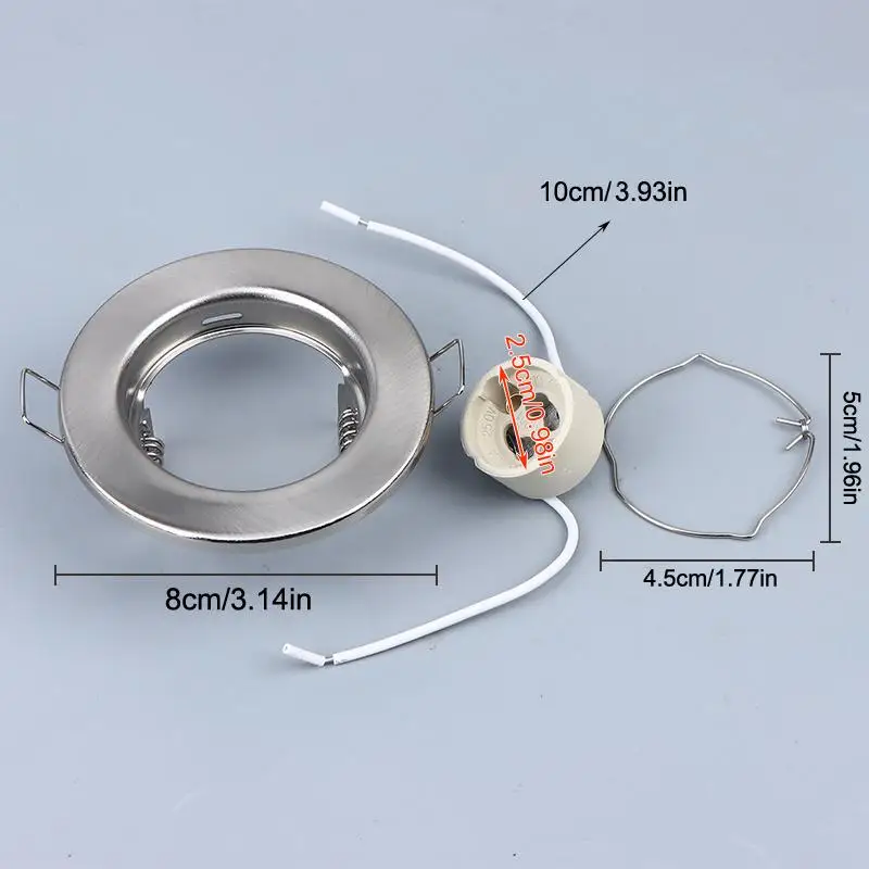 

Регулируемый светодиодный подвес для потолочного освещения — универсальный держатель лампы MR16/GU10 для модернизации встраиваемого прожектора