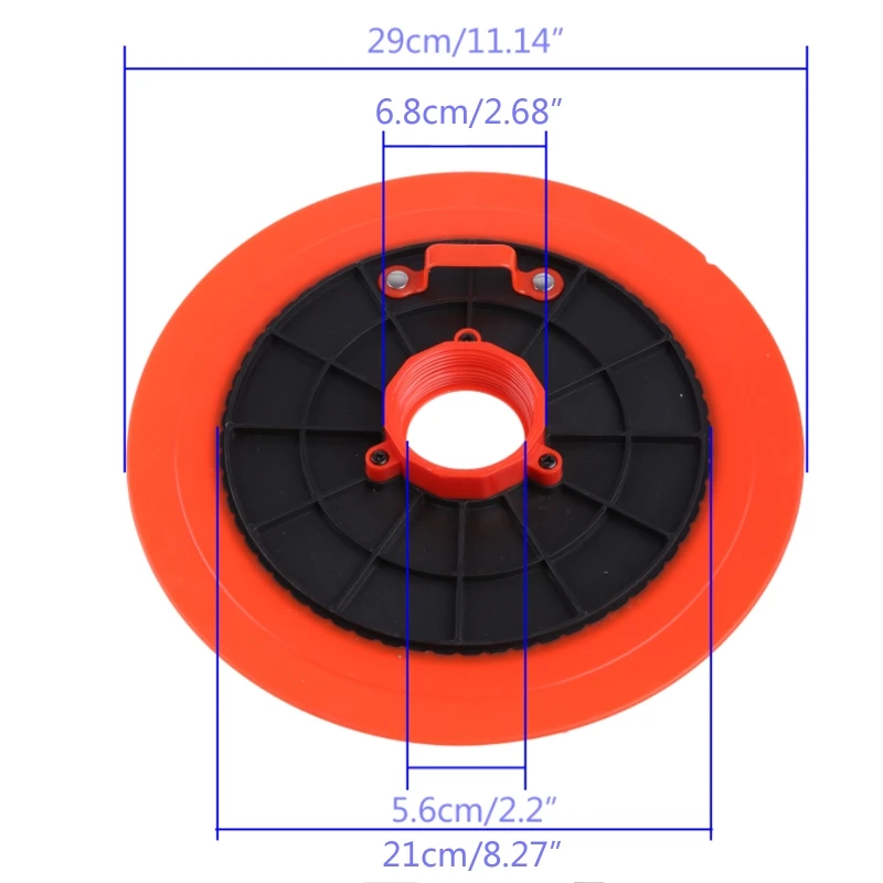 Portable Butter Fittings 400 600 900cc Grease Oil Suction Pan Universal Oil Plate Luarnya 29cm/11.42