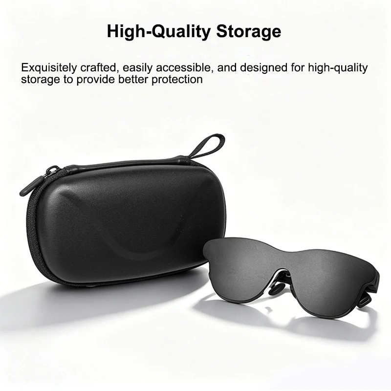 Hard EVA Carrying Case for AR Glasses suitable for RayNeo for XREAL for INMO for Xiaomi Portable Shockproof Bag with Removable