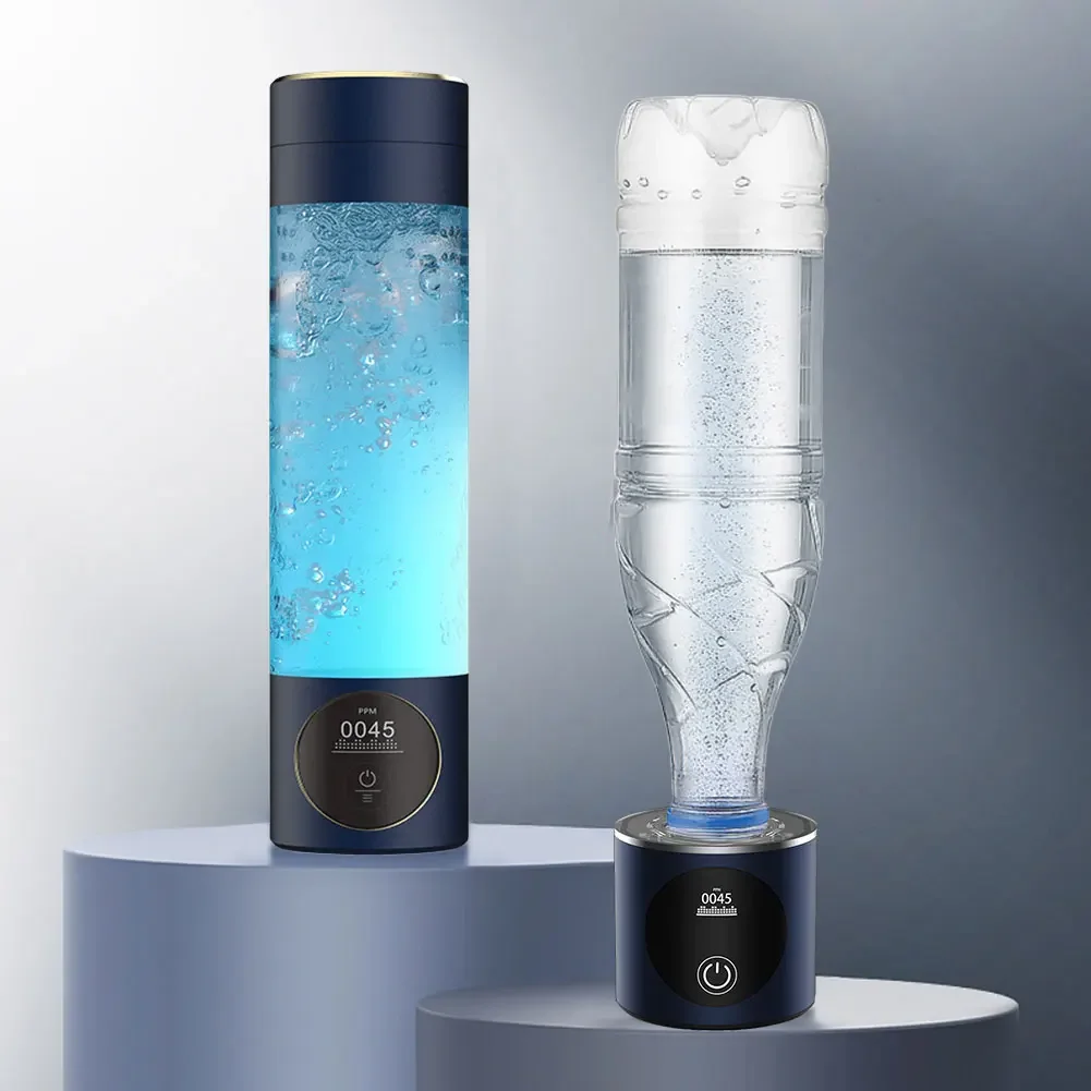 Electric Hydrogen Generator Cup Water Filter Alkaline Maker Hydrogen-Rich Water Portable Bottle Pure H2 Electrolysis for Home