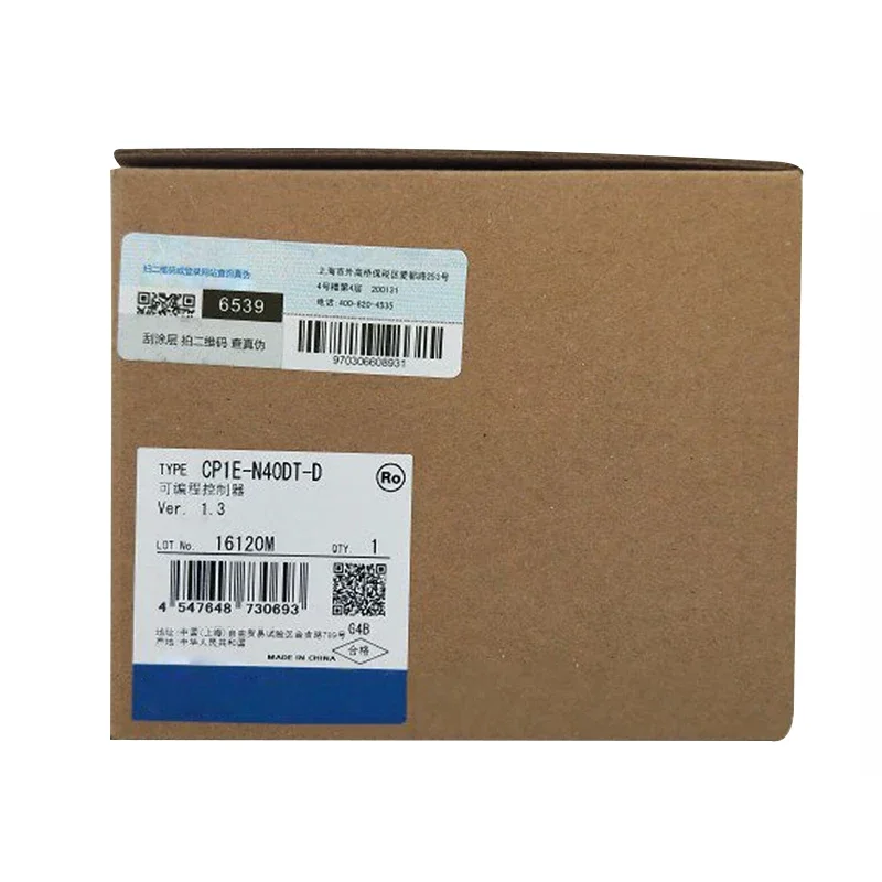

Spot Stock Products CP1E-N40DT-D Programmable Controller Module Brand New Original Technical Support Available Plc Controller