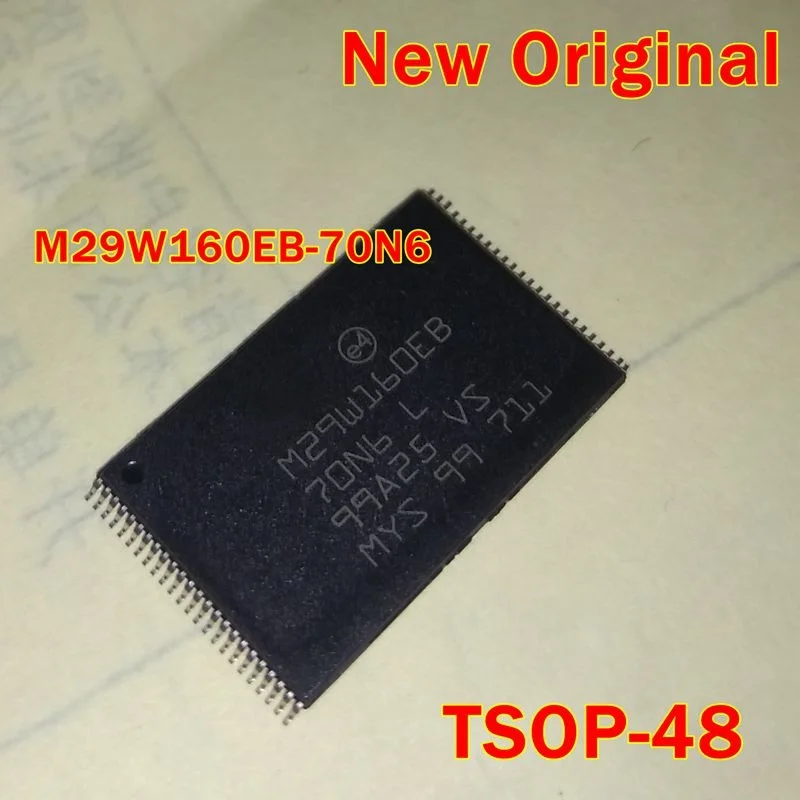 

1Pcs to 100Pcs M29W160Eb70N6 M29W160Eb-70N6 Tsop-48 New Original 16 Mbit (2Mb X8 or 1Mb X16, Boot Block) 3V Supply Flash Memory