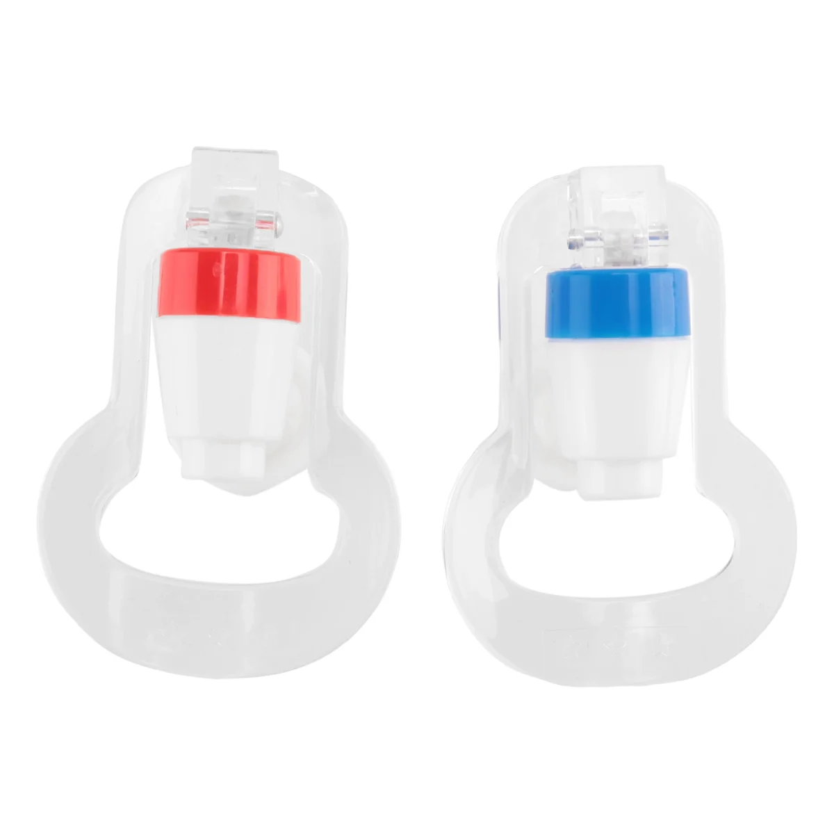 Water Dispenser Replacement Push Faucet - Cold and Hot Water Spigot Blue and Red Pack