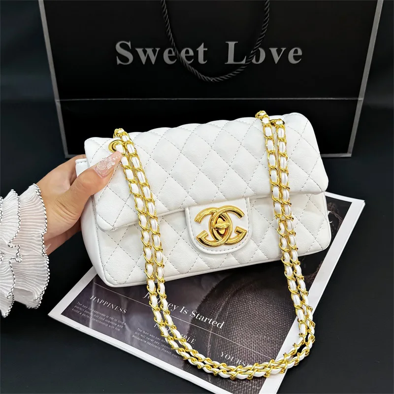 

​Spacious Women's Commuter Bag 2025, Multi-Functional Quilted Shoulder Purse, Lamb Leather Crossbody for Work and Travel​