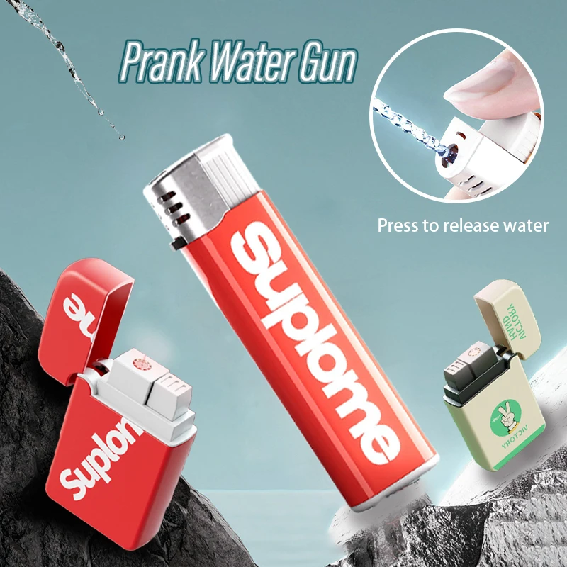 

Funny Fake Lighters Summer Water Toy Model Party Trick Props Prank Adult Toy Entertainment High Pressure Kids Gifts