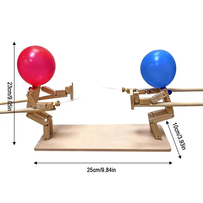 Игровой воздушный шар, битва, деревянный интерактивный воздушный шар, игра для упражнений рук и ловкости, настольная игра для игровой комнаты, гостиной, спальни