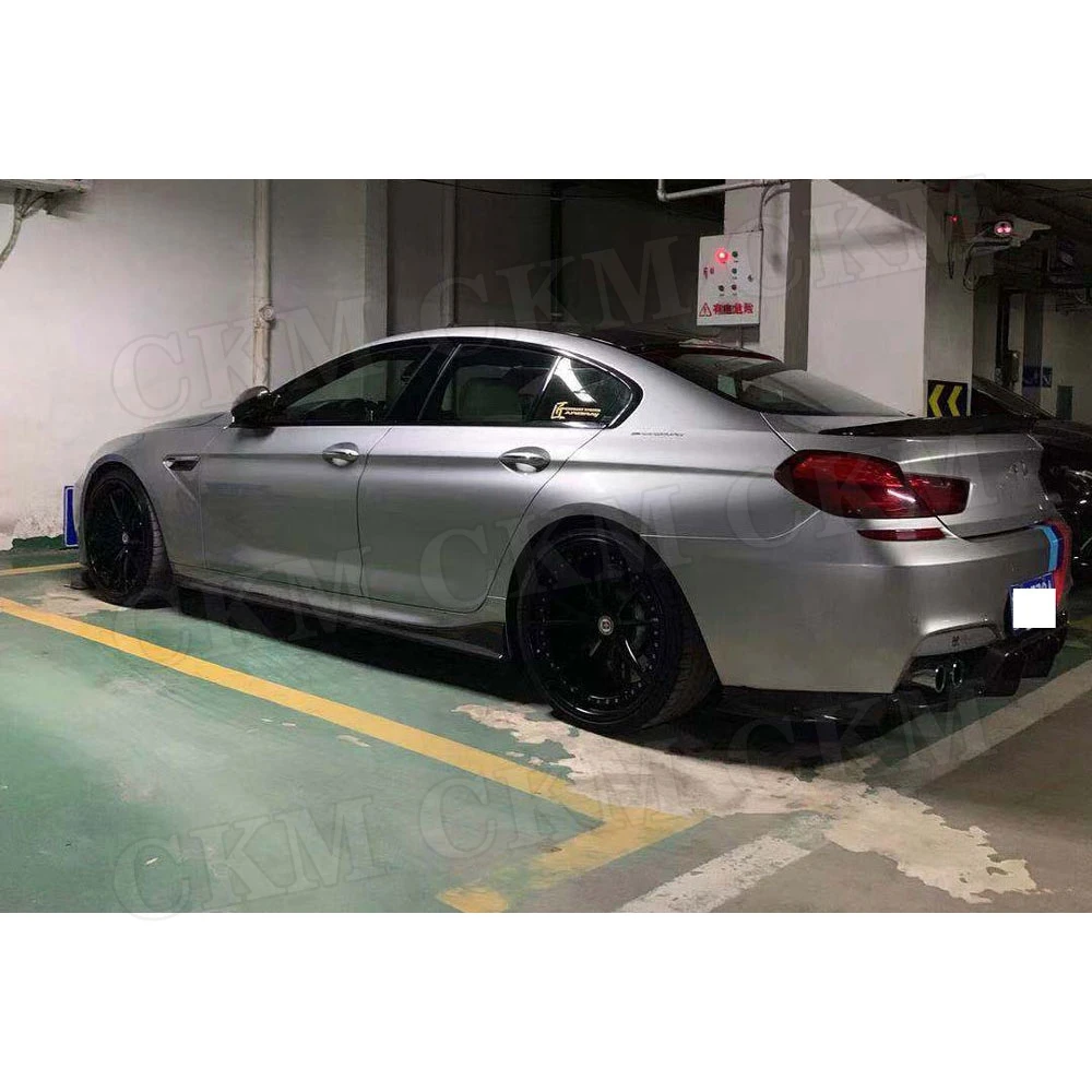 

Задний диффузор из углеродного волокна, разветвители для BMW 6 серии F06 F12 F13 M6 M Sport 2012-2016, нижняя защитная пластина