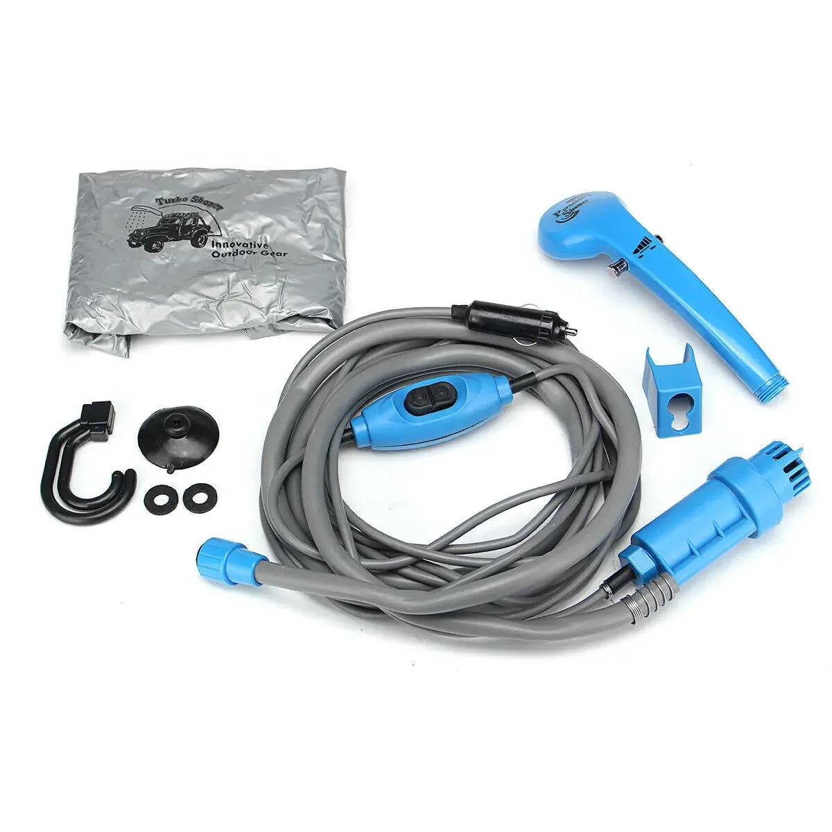 Special Offer 12V Portable Car Shower Outdoor Camping Travel Cleaning Tool Washer Washing with Cigarette Lighter