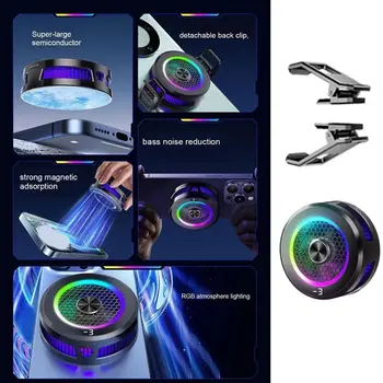 15W extrémně chladicí chladič telefonu s generátorem ledu, polovodičový chladič telefonu, magnetický a připínací pro iPhone/Xiaomi/VIVO/OPPO 10 nejlepší prodej mobilní chladič - №6