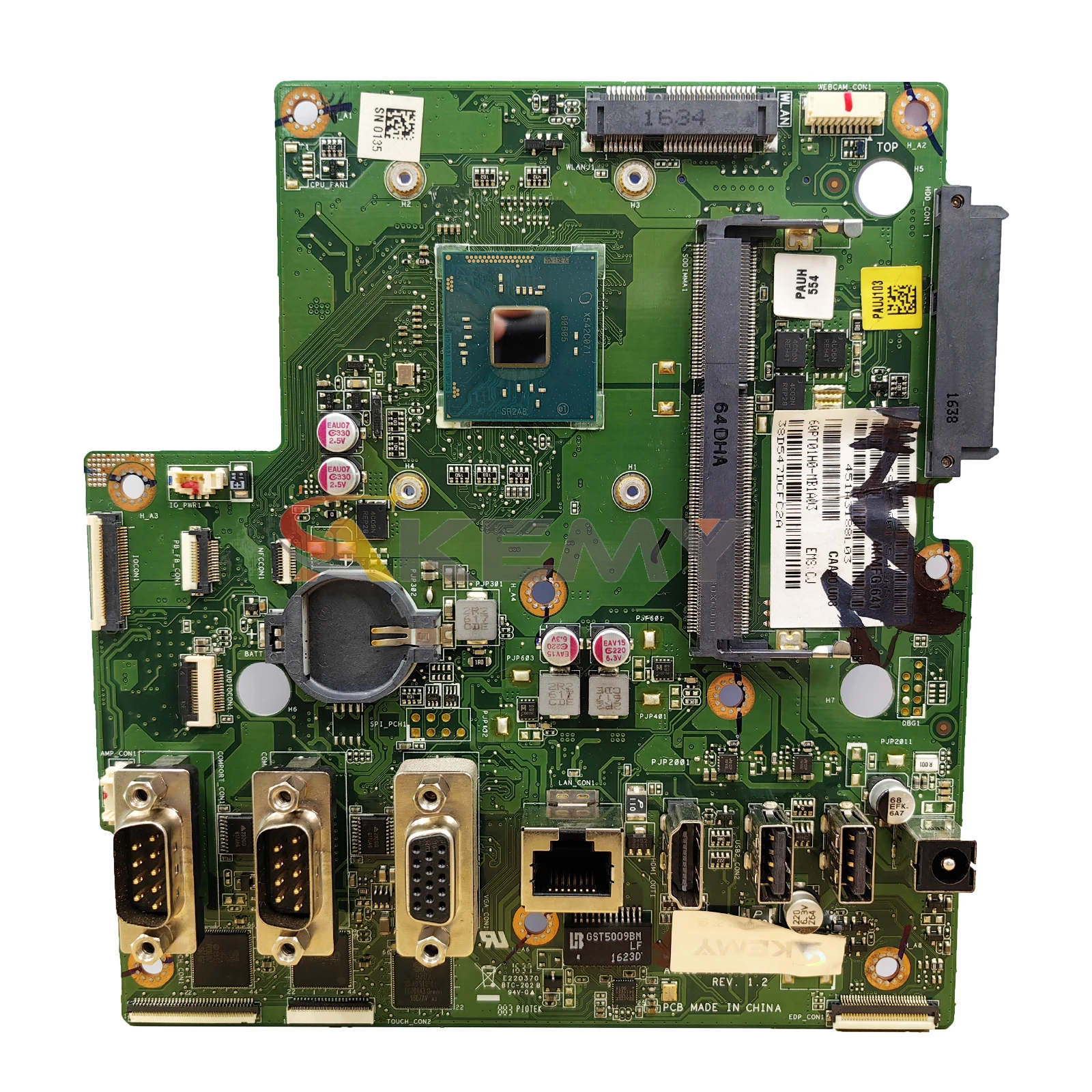 Imagem -04 - Akemy A4110 Notebook Mainboard para Asus A4110 Laptop Motherboard N3150 Cpu 100 Teste ok